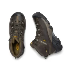 Imperméable À L'eau|Bottes*KEEN Targhee II Mid Waterproof Hiking Boots Pour Homme  |  Canteen/Dark Olive Canteen/DarkOlive