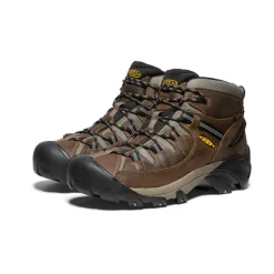 Large|Imperméable À L'eau*KEEN Targhee II Waterproof Mid Wide Pour Homme  |   Shitake/Brindle