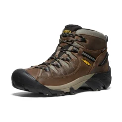Large|Imperméable À L'eau*KEEN Targhee II Waterproof Mid Wide Pour Homme  |   Shitake/Brindle