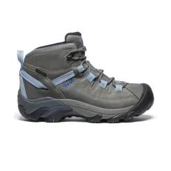 Imperméable À L'eau|Bottes*KEEN Targhee II Waterproof Mid Pour Femme  |  Steel Grey/Hydrangea SteelGrey/Hydrangea