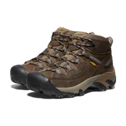 Imperméable À L'eau|Bottes*KEEN Targhee II Waterproof Mid Pour Femme  |  Slate Black/Flint Stone SlateBlack/FlintStone