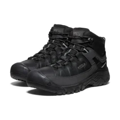 Imperméable À L'eau|Bottes*KEEN Targhee III Waterproof Mid Pour Homme  |  Triple Black TripleBlack