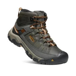 Imperméable À L'eau|Bottes*KEEN Targhee III Waterproof Mid Pour Homme  |  Black Olive/Golden Brown BlackOlive/GoldenBrown