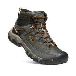 Imperméable À L'eau|Bottes*KEEN Targhee III Waterproof Mid Pour Homme  |  Black Olive/Golden Brown BlackOlive/GoldenBrown