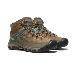 Imperméable À L'eau|Bottes*KEEN Targhee III Waterproof Mid Pour Femme  |  Toasted Coconut/Porcelain ToastedCoconut/Porcelain