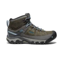 Imperméable À L'eau|Bottes*KEEN Targhee III Waterproof Mid Pour Femme  |  Magnet/Atlantic Blue Magnet/AtlanticBlue