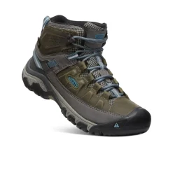 Imperméable À L'eau|Bottes*KEEN Targhee III Waterproof Mid Pour Femme  |  Magnet/Atlantic Blue Magnet/AtlanticBlue