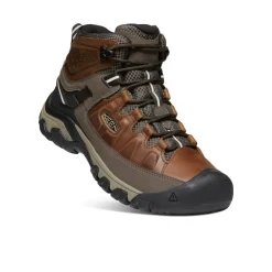 Imperméable À L'eau|Bottes*KEEN Targhee III Waterproof Mid Pour Homme  |   Chestnut/Mulch