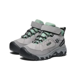 Bottes*KEEN Targhee IV Waterproof Hiking Boot Pour Enfants  |  Alloy/Granite Green Alloy/GraniteGreen