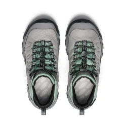 Bottes*KEEN Targhee IV Waterproof Hiking Boot Pour Jeunes  |  Alloy/Granite Green Alloy/GraniteGreen