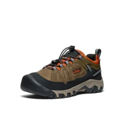 Chaussures*KEEN Targhee IV Waterproof Hiking Shoe Pour Jeunes  |  Dark Olive/Gold Flame DarkOlive/GoldFlame