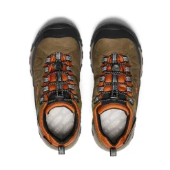 Chaussures*KEEN Targhee IV Waterproof Hiking Shoe Pour Jeunes  |  Dark Olive/Gold Flame DarkOlive/GoldFlame