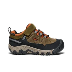 Chaussures*KEEN Targhee IV Waterproof Hiking Shoe Pour Enfants  |  Dark Olive/Gold Flame DarkOlive/GoldFlame