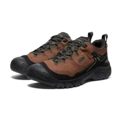Large|Imperméable À L'eau*KEEN Targhee IV Wide Waterproof Hiking Shoe Pour Homme  |   Bison/Black