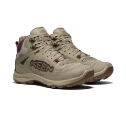 Imperméable À L'eau|Bottes*KEEN Terradora Flex Waterproof Boot Pour Femme  |  Plaza Taupe/Windsor Wine PlazaTaupe/WindsorWine