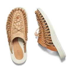 Chaussures À Enfiler*KEEN UNEEK Premium Leather Slide Pour Homme  |  Cookie Dough CookieDough