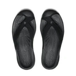 Sandales*KEEN Waimea Leather Flip-Flop Pour Femme  |   Black/Black
