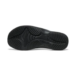 Sandales*KEEN Waimea Leather Flip-Flop Pour Homme  |   Black/Black