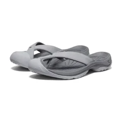 Sandales*KEEN Waimea Leather Flip-Flop Pour Femme  |   Alloy/Black