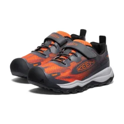 Chaussures*KEEN Wanduro Speed Hiking Shoe Pour Enfants  |  Magnet/Scarlet Ibis Magnet/ScarletIbis