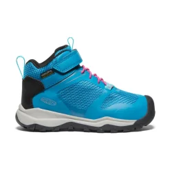Bottes*KEEN Wanduro Waterproof Boot Pour Enfants  |  Fjord Blue/Fuchsia Purple FjordBlue/FuchsiaPurple