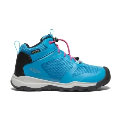 Bottes*KEEN Wanduro Waterproof Boot Pour Jeunes  |  Fjord Blue/Fuchsia Purple FjordBlue/FuchsiaPurple