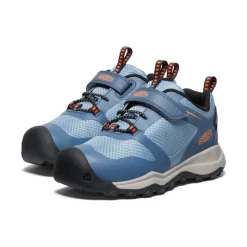 Chaussures*KEEN Wanduro Waterproof Shoe Pour Enfants  |  Vintage Indigo/Scarlet Ibis VintageIndigo/ScarletIbis