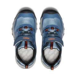 Chaussures*KEEN Wanduro Waterproof Shoe Pour Enfants  |  Vintage Indigo/Scarlet Ibis VintageIndigo/ScarletIbis