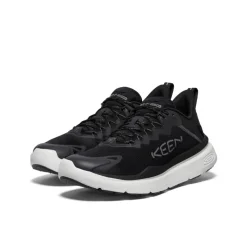 Chaussures*KEEN WK450 Walking Shoe Pour Homme  |  Black/Star White Black/StarWhite