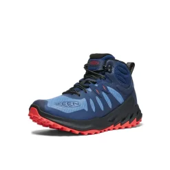 Imperméable À L'eau|Bottes*KEEN Zionic Waterproof Hiking Boot Pour Homme  |  Coronet Blue/Poppy Red CoronetBlue/PoppyRed