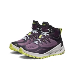 Imperméable À L'eau|Bottes*KEEN Zionic Waterproof Hiking Boot Pour Femme  |  Black Plum/Daiquiri Green BlackPlum/DaiquiriGreen